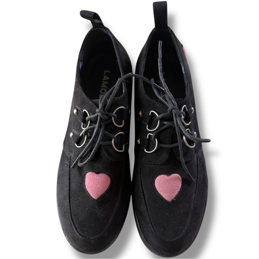 Lamoda Cotton Candy Flatform Platform Dolls Kill Shoes Oxfords Derby Shoes Sz 8 - Picture 7 of 9